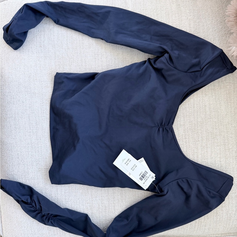 Gilly Hicks Navy Long Sleeve Top